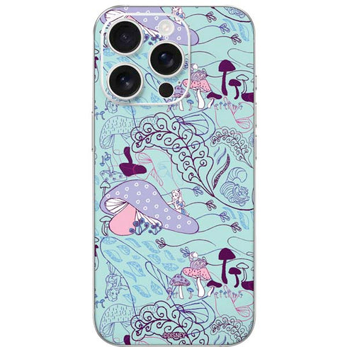 Disney Alice in Wonderland (animated) Mushrooms Print Pattern iPhone 16 Pro Skin